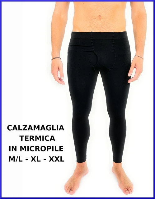 Set 2 Mutande Termiche Uomo Lana E Cotone - Calzamaglia Invernale Made In Italy Per Sport E Lavoro - Foto 2