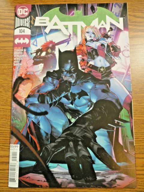 Batman #104 Tynion Clé Un Housse VF + Harley Quinn Joker 1st Imprimé Detective