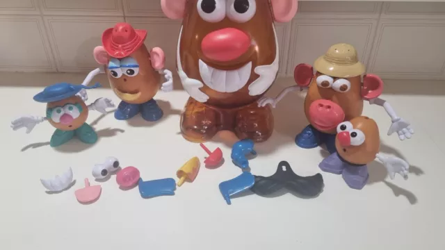 Vintage Playskool Hasbro ~ Mr Potato Head Safari Storage + Extra Potato & Parts