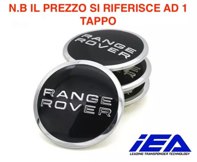 coprimozzo tappo cerchi in lega borchie land range rover 63mm evoque discovery