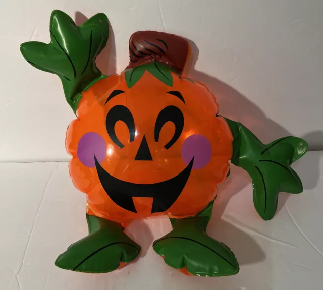 Take One Pumpkin Halloween Jack O Lantern 2003 Suction Cup Hanger Inflatable SEE