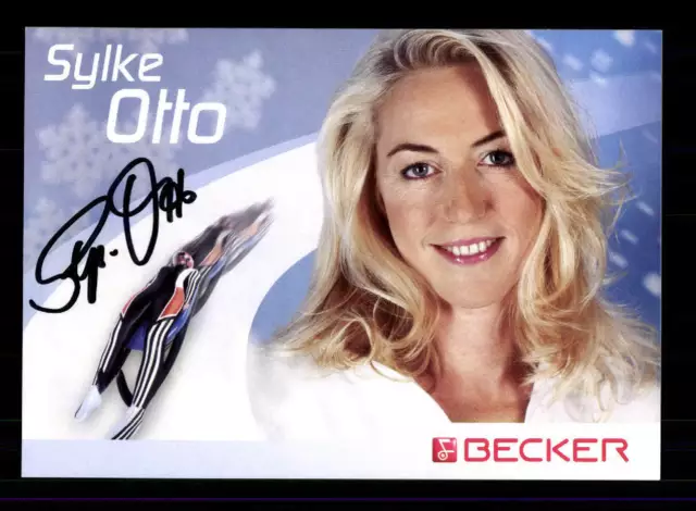 Sylke Otto Autogrammkarte Original Signiert Rodeln + A 152565