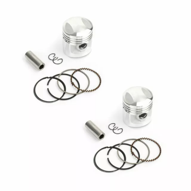 2 pièces kit piston achevé STD 44mm Pour Honda CA125 CM125 CD125T CBT125 P1 2