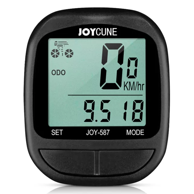 Bike Computer Bicycle Waterproof Wired Speedometer and Odometer Stopwatch Cycle