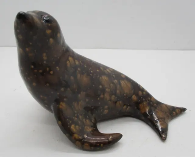 Vintage Pottery Sea Lion Seal Handmade Signed Cherokana?