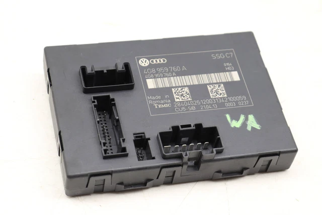 12-14 16-18 AUDI A7 C7 - Front LEFT SEAT / Backrest Adjustment Control Module