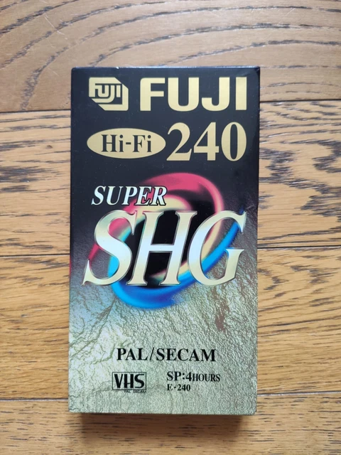 Cassette VHS  Fuji Super SHG 240 NEUVE NEW   vierge