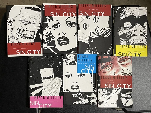 Sin City Graphic Novel Set Volumes #1-7 Frank Miller  2005