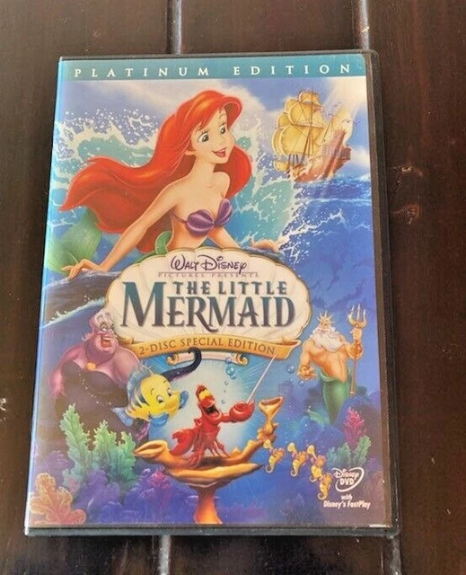 Disney The Little Mermaid (Two-Disc Platinum Edition) DVD FREE SHIPPING