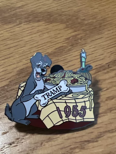 Disney Pin 53150 Willabee & Ward #10 Tramp Spaghetti 1955