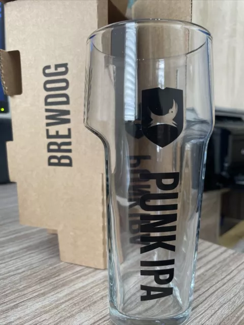 1 x Brewdog Punk IPA One Pint Hero Glass Brand New