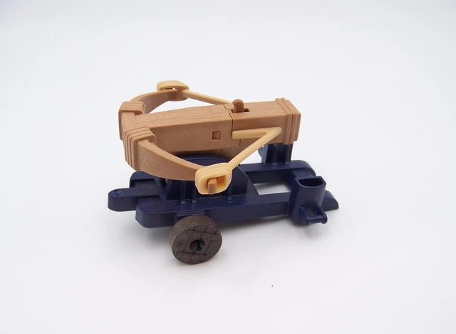 Lot De Pièces Playmobil Vintage Baliste Moyen Âge - Accessoires Chevaliers, Chariot - Geobra