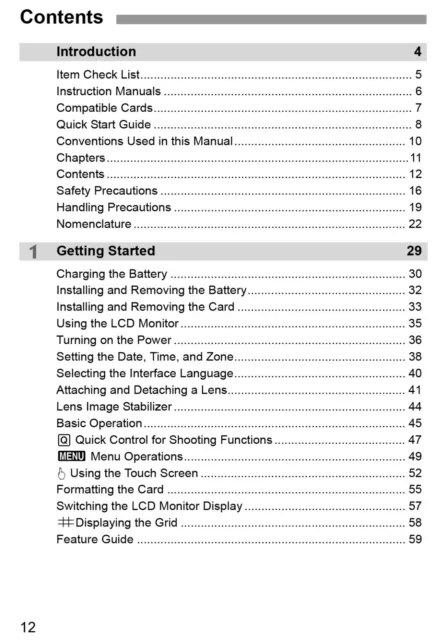 Canon EOS Rebel T6i 750D BASIC INSTRUCTION MANUAL 3