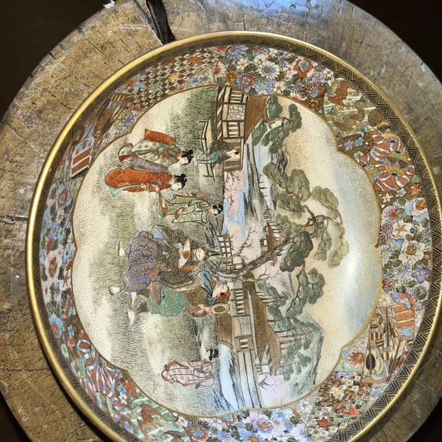 Satsuma Antique Japanese Bowl stunning exquisite museum, quality