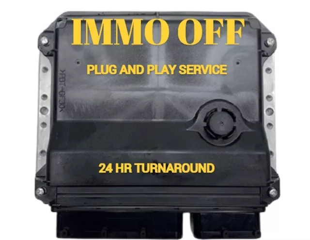 Immobilizer Delete IMMO OFF Programming SERVICE For VW AUDI Volkswagen ME7.X