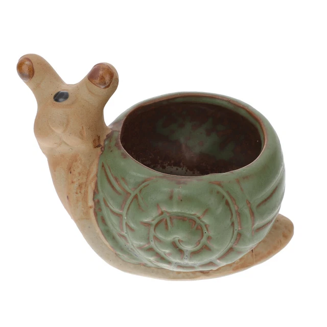Ceramic Vase Bamboo Plant Vase Succulent Planter Children's Room Desktop