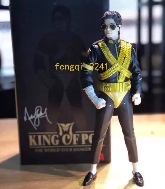 Michael Jackson King of Pop Figure Statue Doll Memorial 13" Collection Rare Gift