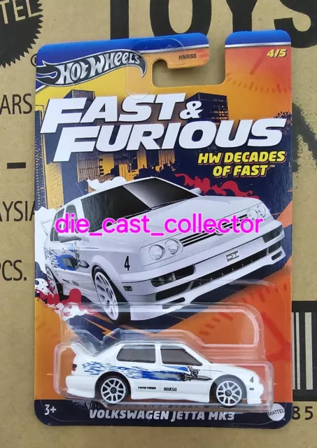 HOT WHEELS 2024 FAST & FURIOUS JESSE'S VOLKSWAGEN JETTA MK3 Boxed Ship Comb Post