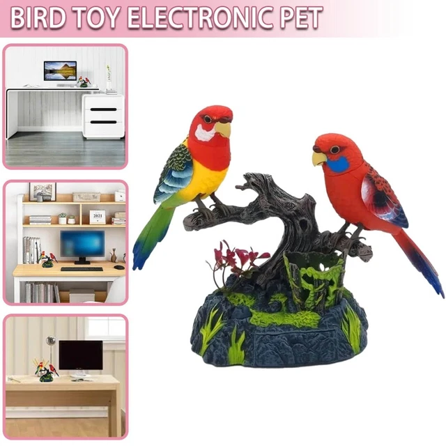 OPERATED OFFICE DECOR Voice Control Talking Parrots Electronic