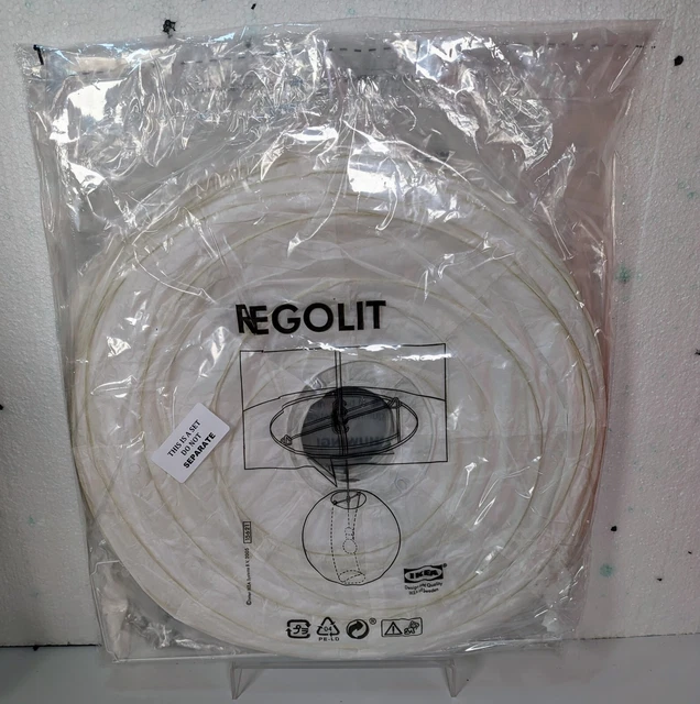 4 Paralumi IKEA Regolit In Carta Di Riso - Sfera Bianca Da 45cm Per Lampade - Foto 7