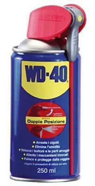 Lubbrificante Spray Wd-40 Doppia Posizione  Ml 250 + 40 Ml Gratis