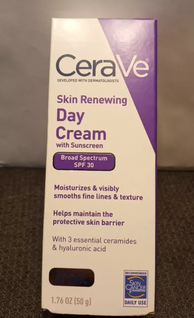 CeraVe Skin Renewing Day Cream With ENCAPSULATED RETINOL ORIGINALLY $27.99