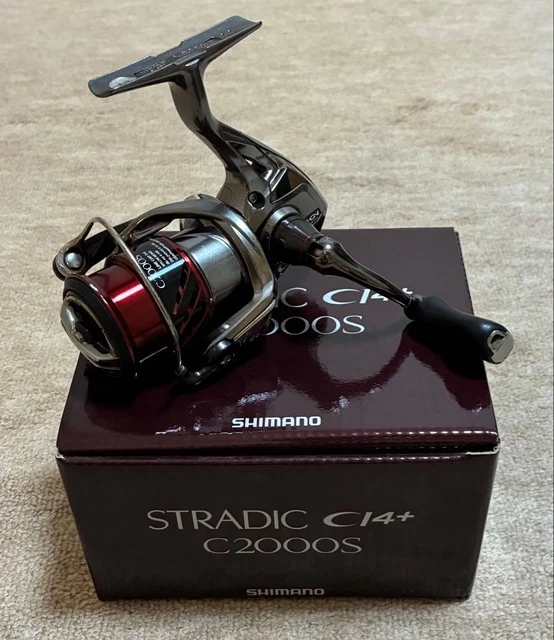 SHIMANO STRADIC CI4+ C2000S Spinning Reel Shallow Spool With Box
