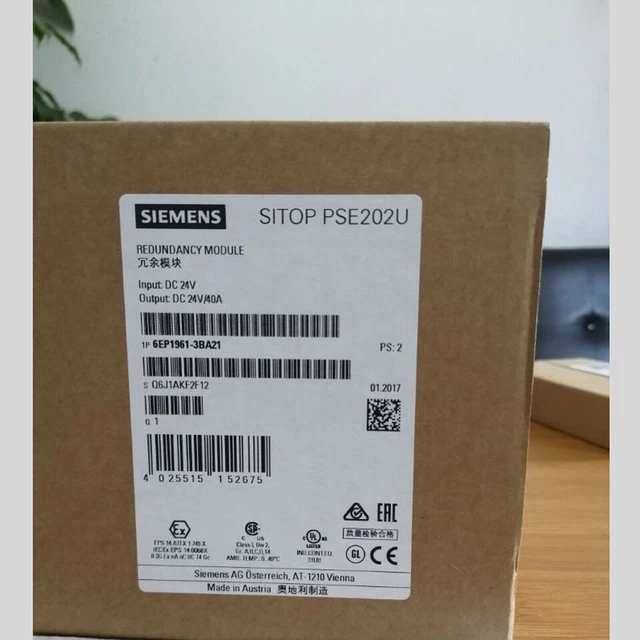 1PC New in box Siemens Redundancy Module 6EP1 961-3BA21 6EP1961-3BA21