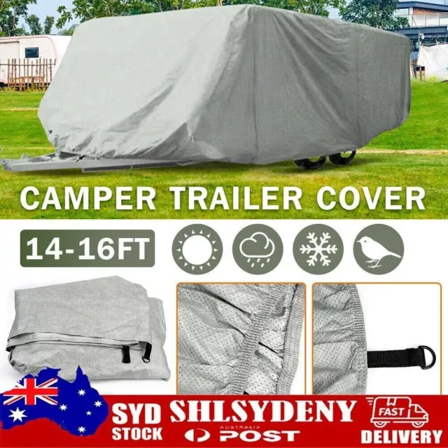 14-16 ft / 4.3-4.7m Explore Camper Trailer Cover Jayco Swan Flamingo Caravan RV