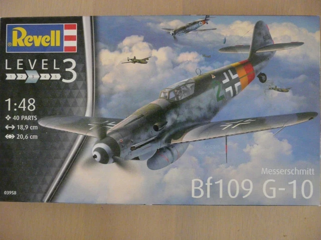 Maquette Avion REVELL 1/48 Ref 03958 Messerschmitt Bf109 G-10