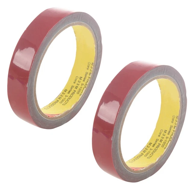 2X  Starke Dauerhafte Doppelseitige Super Klebrige Schaum-Bandrolle Für Fah3438