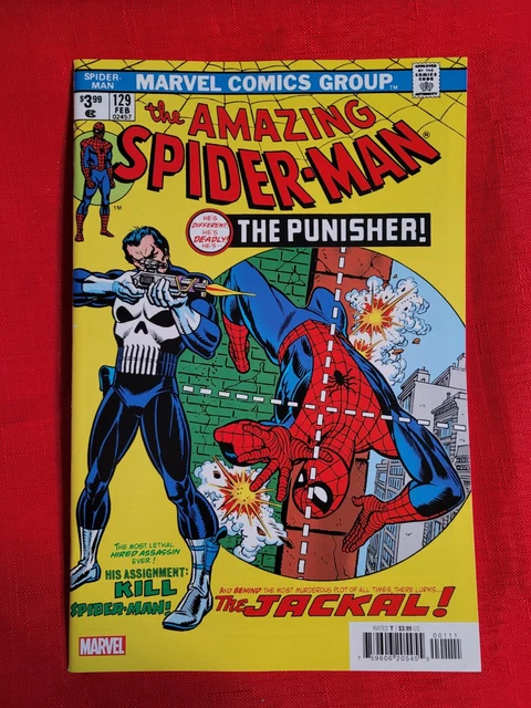 Amazing Spider-Man #129 Facsimile Edition! REPRINT, 1ST Punisher, 2023 VF/NM!
