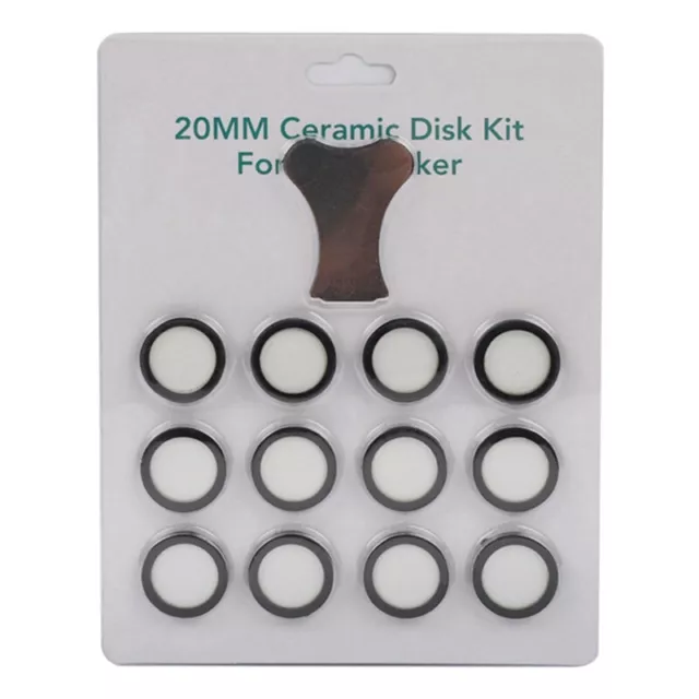 12Pack Ultrasonic Mist Maker Fogger Ceramics Discs for Humidifier Parts8937