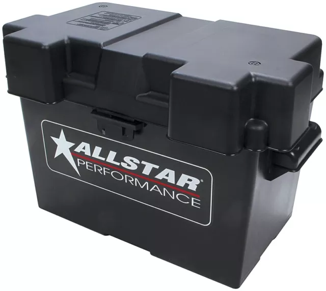 Allstar Performance ALL76099 Battery Box, Black Plastic, 16 1/8 in. x 9 5/8 in.