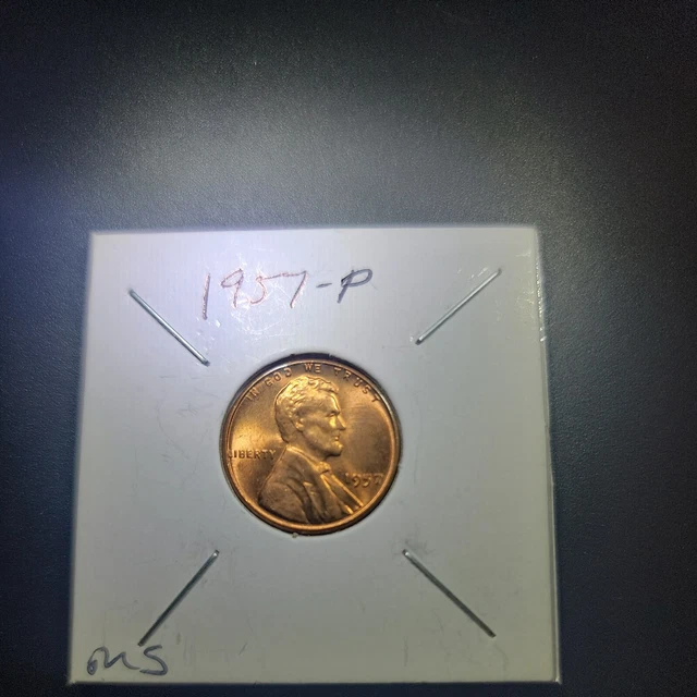 BU  1957 P Lincoln Wheat 1C Penny