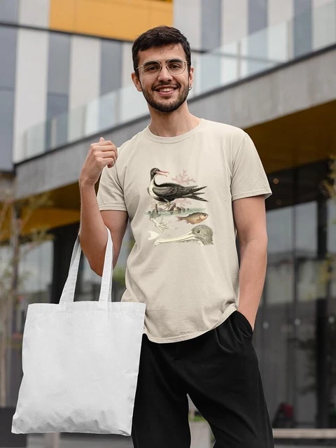 Aquatic Birds I T-shirt Men's -Sydenham Edwards Designs