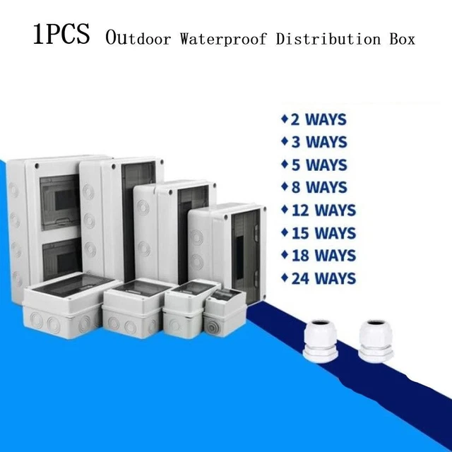 Scatola Di Distribuzione Plastica ABS IP65 Impermeabile - 200x120x56 Mm - 2 Pezzi Per Impianti Elettrici - Foto 3