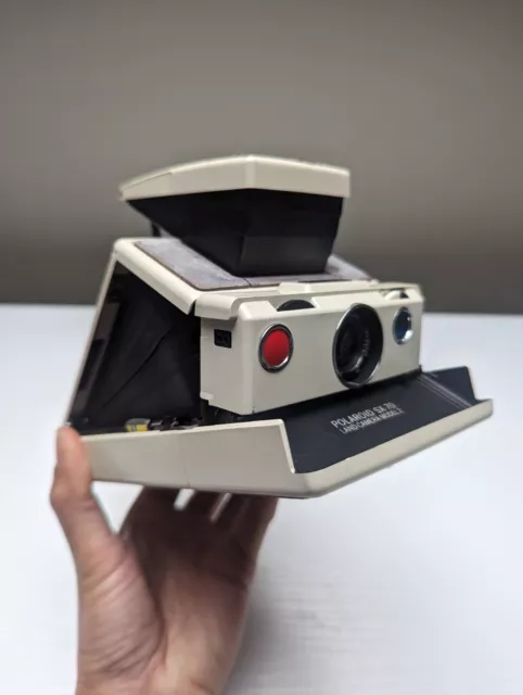 Polaroid SX-70 Instant Land Camera - Model 2, White, Tested & Working