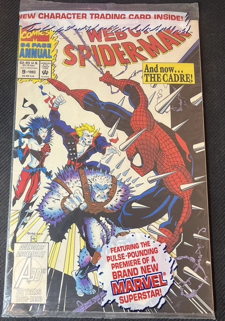 Web of Spider-man Annual #9 Marvel Comics Sealed w/card Cadre 1993