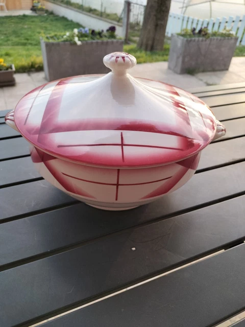 soupière ancienne digoin sarreguemines modele Artix Tbe