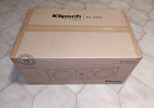Klipsch RP-600C Ebony/Black Center Speaker - Brand New In Unopened Box Klipsch RP-600C Ebony/Black Center Speaker - Brand New In Unopened Box
