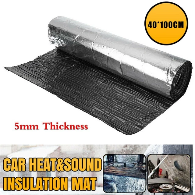 5mm Voiture Pare-Feu Capuche Son Insonorisant Tapis Deadener Sonore Matière