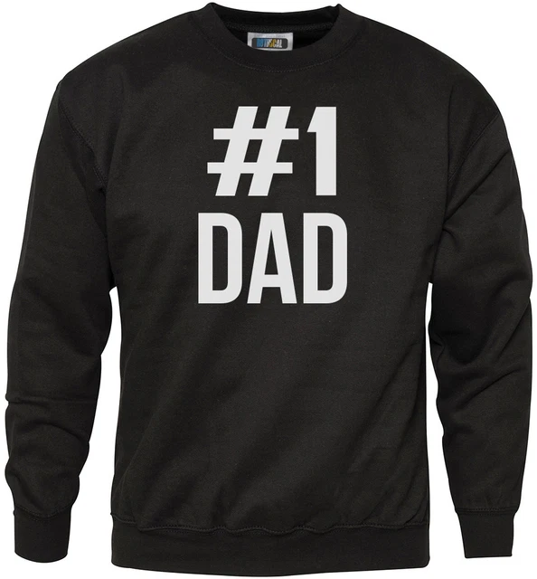 Felpa numero 1 papà - festa del papà regalo compleanno divertente gioventù e uomo