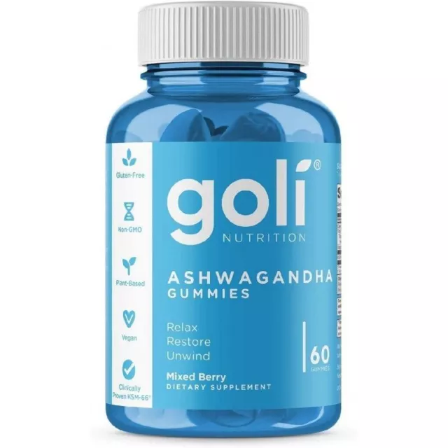 Goli Nutrition Ashwagandha, 60 Gele