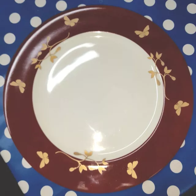 Elegant Philippe Deshoulieres Limoges "Ginkgo" Charger Dinner Plate 30cm