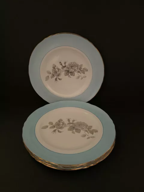 Lot of 4. Fine Bone China Crown Staffordshire England Plates.