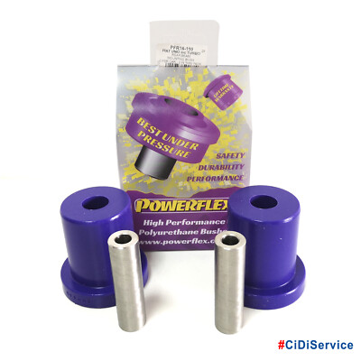 Powerflex Kit 2 Boccole Silent Block Powerflex Ponte Posteriore Abarth 500 595 695 1.4 