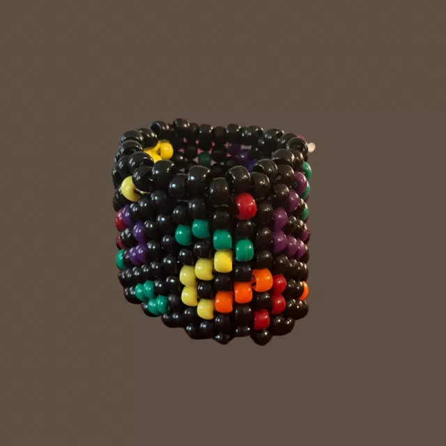 Rainbow Kandi Single Bracelets Lot Of 6 Sparkle Rave PLUR EDM Festival EDC  Pride 