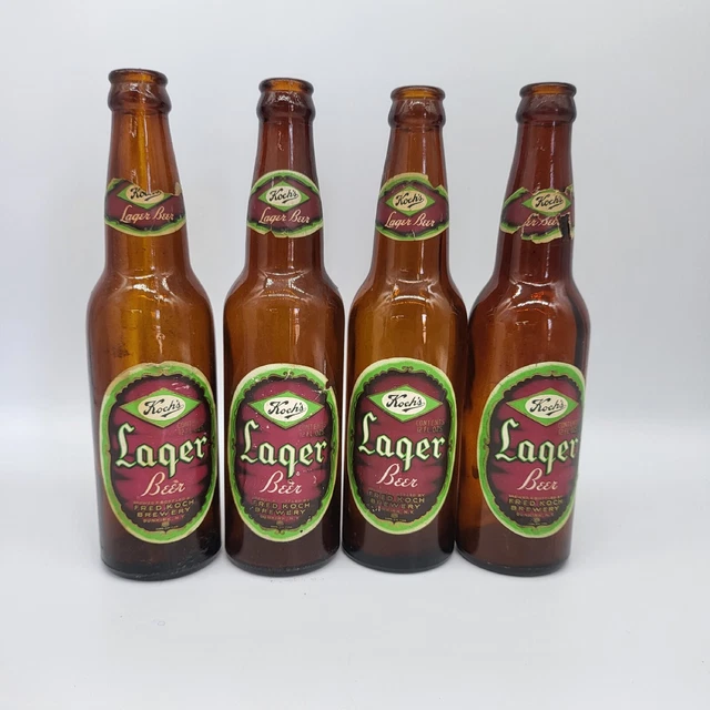 Rare Vintage KOCHS Beer Bottle Lot (4) Dunkirk New York
