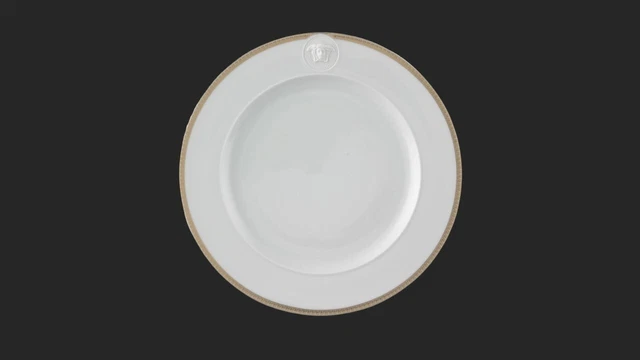Versace Rosenthal meandre d'or Teller 27 cm m.OVP Karton unbeschaedigt